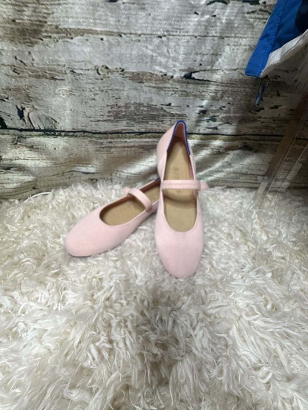 Rothy's 6.5 Bubbly Pink The Square Mary Jane Flats
